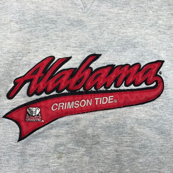 Puma Mens Sweatshirt Size 2XL Alabama Crimson Tide Gray Pullover Crew Neck - Picture 10 of 12